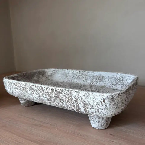 Satu stone footed bowl