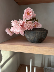 concrete vase rustic stone 