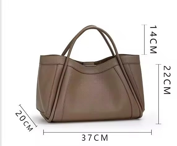 Lexi Women’s genuine leather high capacity tote bag