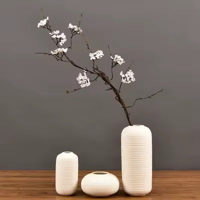 Artificial Cherry Blossom Branch with Realistic Faux Flowers for Home Décor and DIY Projects