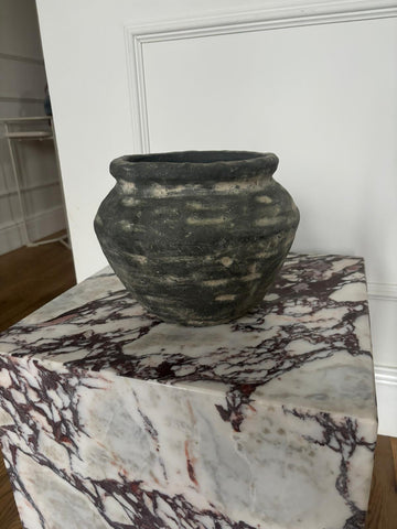 Thea Stone Pot – Sturdy and Stylish Decor for Neutral Lovers