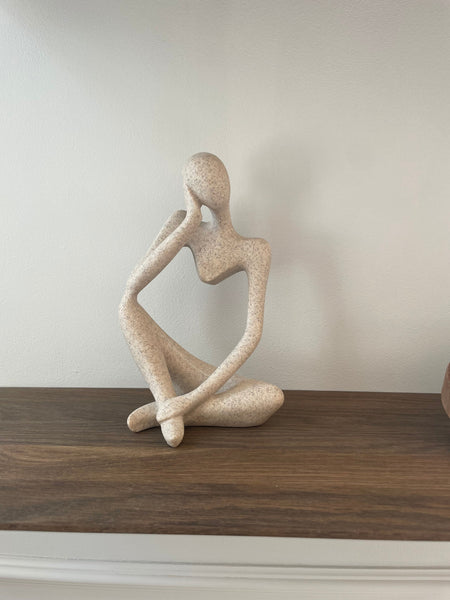 Abstract Thinker Sculpture