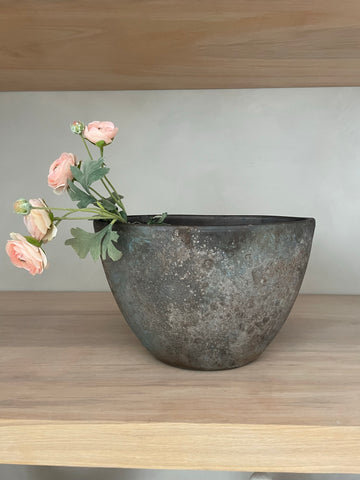 aesthetic  Bali oval vase for flowers home accessories